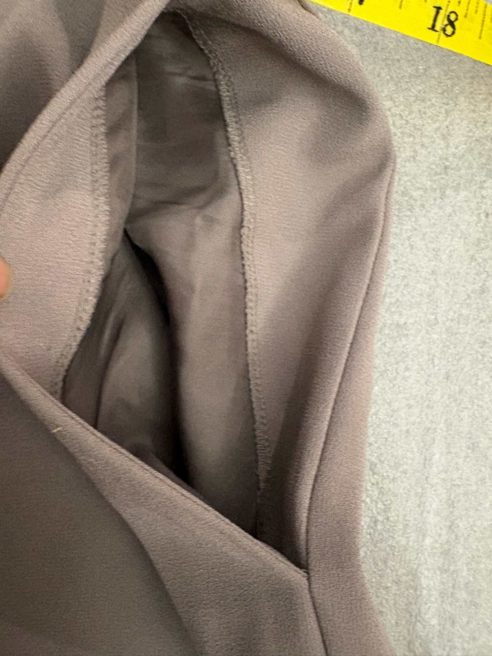 [12]Babaton Conan Taupe Crepe high rise Ankle Pants with Elastic Waist - Picture 4 of 11